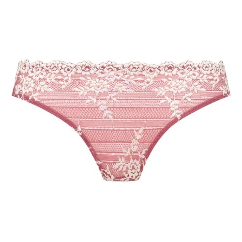 Wacoal Lingerie Embrace Lace deco rose/blanc neige slip