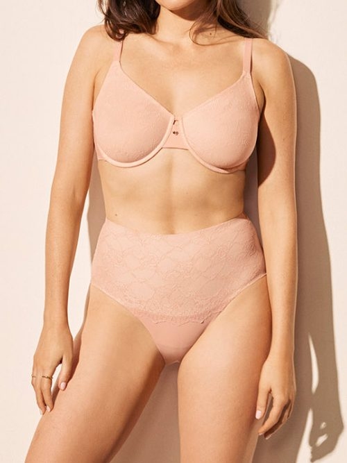 Wacoal Lingerie Essence rose haut slip