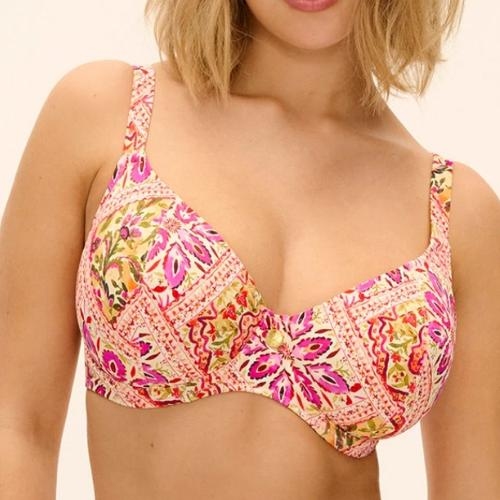 Freya Swim Club Bohemia rose haut de bikini préformé