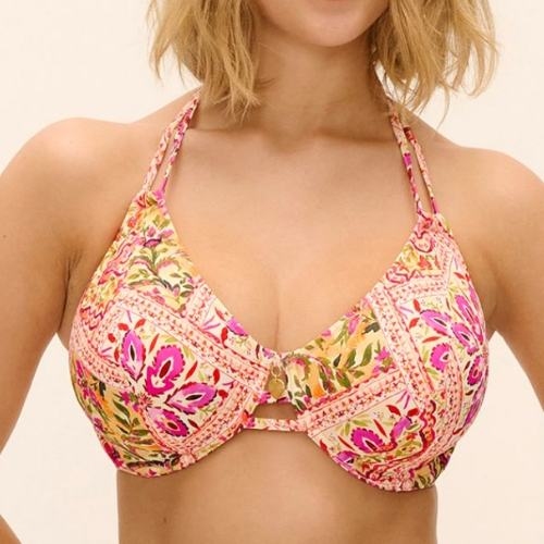 Freya Swim Club Bohemia rose haut de bikini préformé