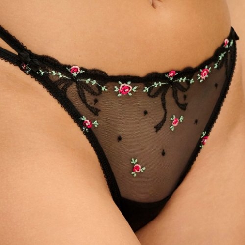Freya Tilly noir culotte string