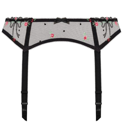Freya Tilly noir jarretelles garter belt