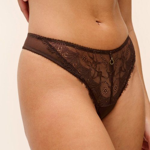 Freya Fascinate chocolate culotte string