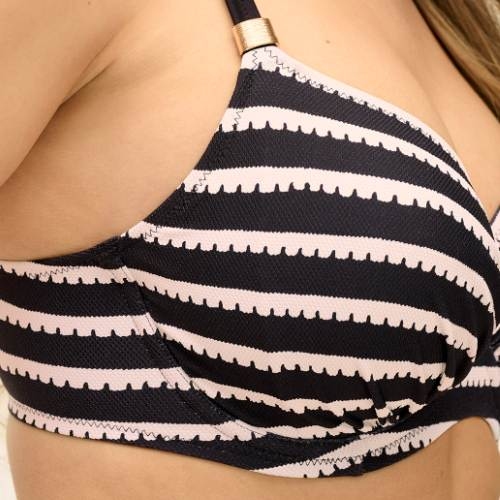 Fantasy Swim Lanikai Beach monochrome haut de bikini préformé