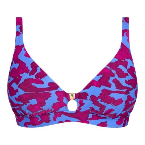 Fantasy Swim Merissa burgundy print haut de bikini préformé
