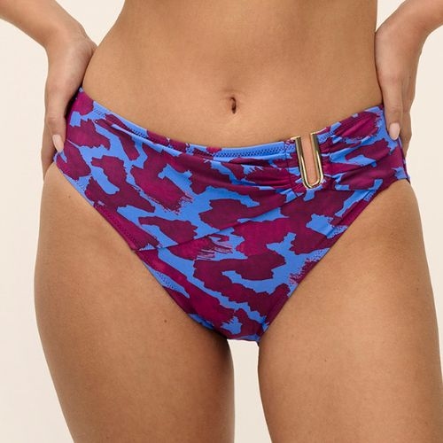 Fantasy Swim Merissa burgundy print slip de bikini