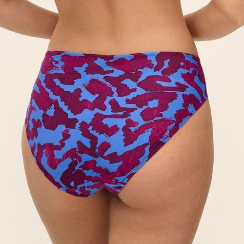 Fantasy Swim Merissa burgundy print slip de bikini