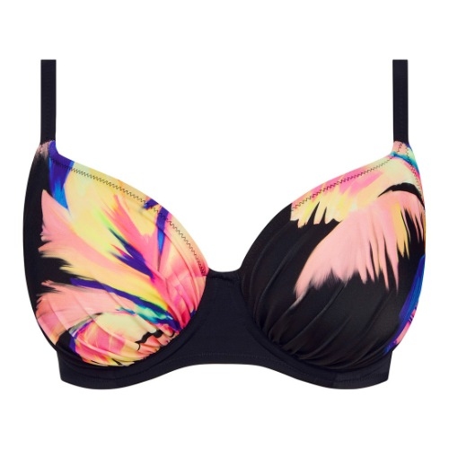 Fantasy Swim Waikiki Beach electric black haut de bikini préformé