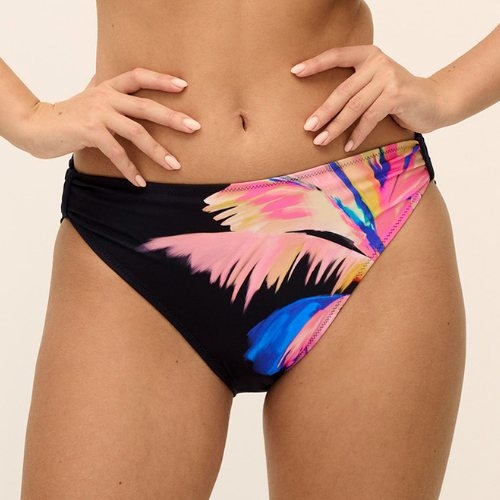 Fantasy Swim Waikiki Beach electric black slip de bikini