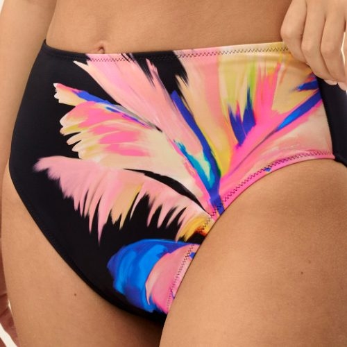 Fantasy Swim Waikiki Beach electric black slip de bikini