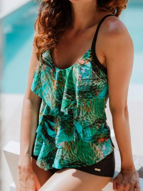 Mila Peacock vert/print set