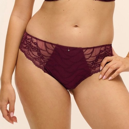 Fantasy Lingerie Cesile bordeaux slip brésilien