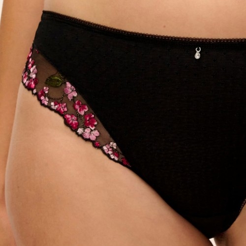 Fantasy Lingerie Eliyse noir culotte string