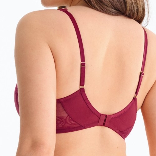 Lisca Ruby rouge soutien-gorge rembourré