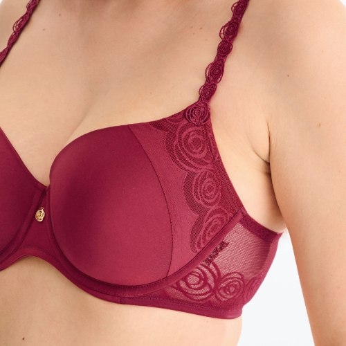 Lisca Ruby rouge soutien-gorge rembourré
