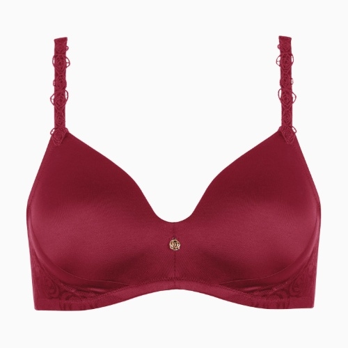 Lisca Ruby rouge soutien-gorge sans armatures en dentelle