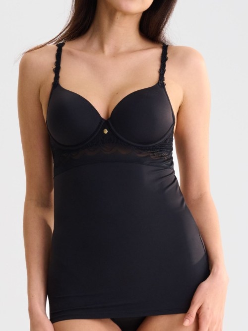 Lisca Ruby noir top spaghetti