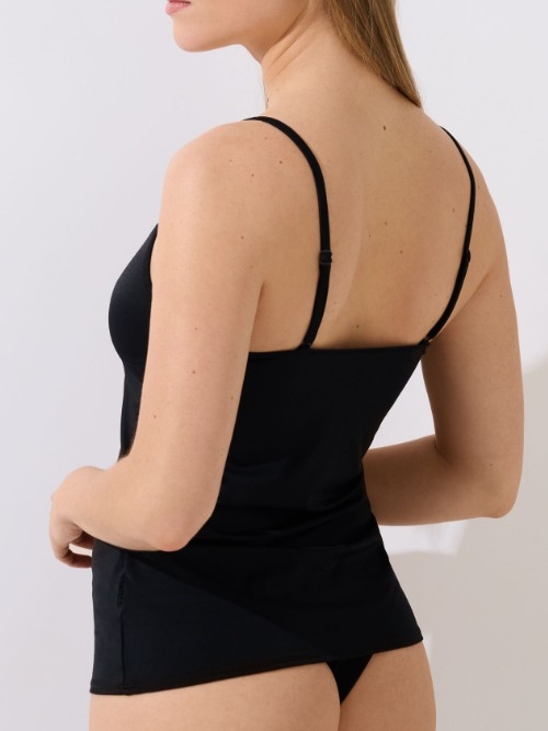 Lisca Opal noir top spaghetti
