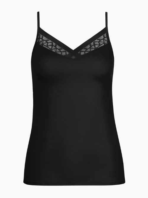 Lisca Opal noir top spaghetti