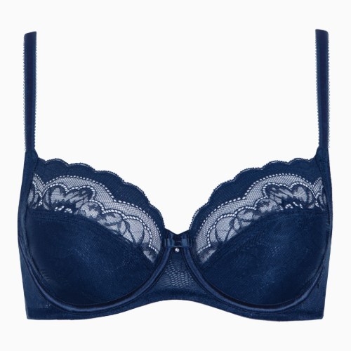 Lisca Evelyn bleu marine soutien-gorge sans forme