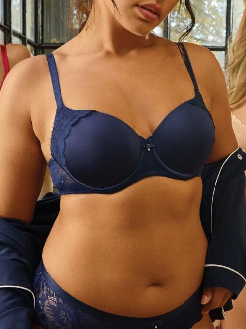 Lisca Evelyn bleu marine soutien-gorge rembourré