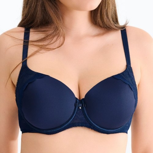 Lisca Evelyn bleu marine soutien-gorge rembourré