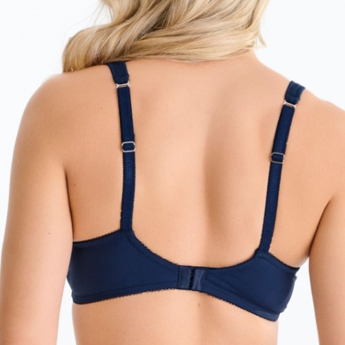 Lisca Evelyn bleu marine soutien-gorge sans armatures en dentelle