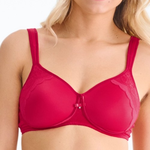 Lisca Evelyn rouge soutien-gorge sans armatures en dentelle