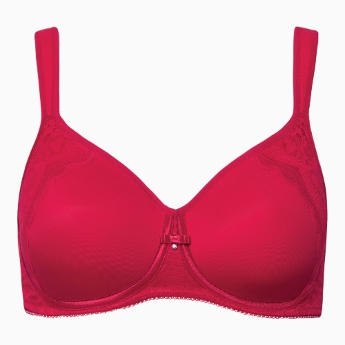 Lisca Evelyn rouge soutien-gorge sans armatures en dentelle