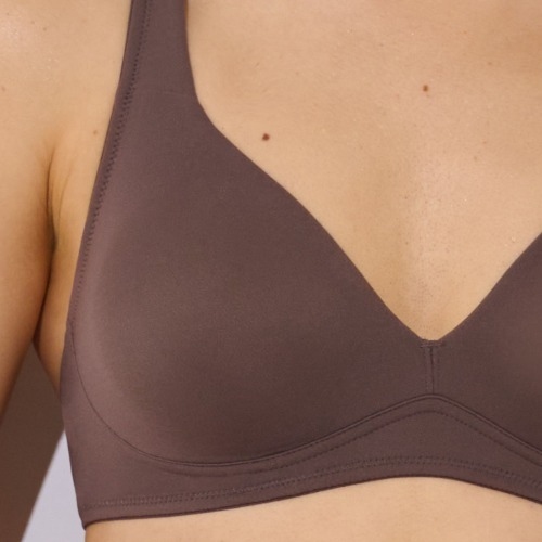 Lisca Maya marron soutien-gorge sans armatures en dentelle