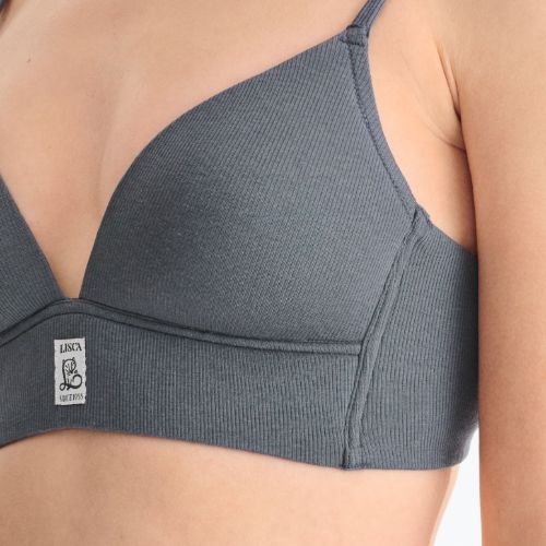 Lisca Freedom gris foncé soutien-gorge sans armatures en dentelle