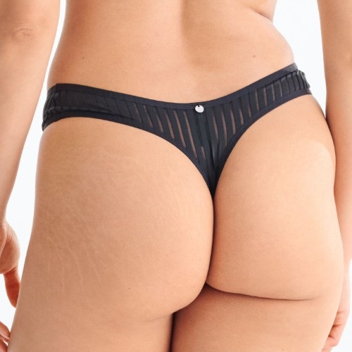 Lisca Tia noir culotte string