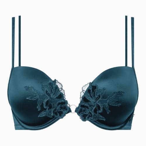 Lisca Velvet Luxe bleu soutien-gorge push up