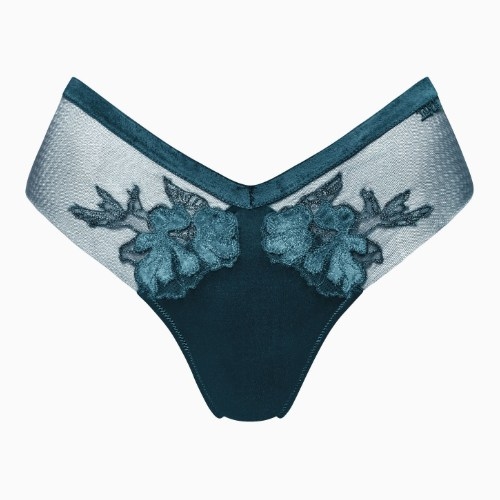 Lisca Velvet Luxe bleu slip brésilien