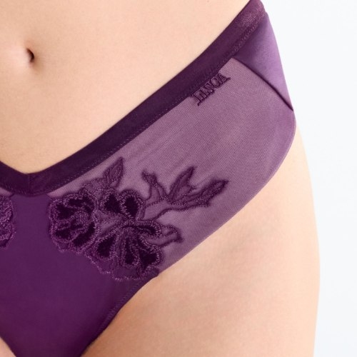 Lisca Velvet Luxe violet slip brésilien
