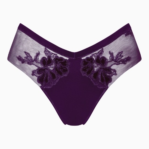 Lisca Velvet Luxe violet slip brésilien