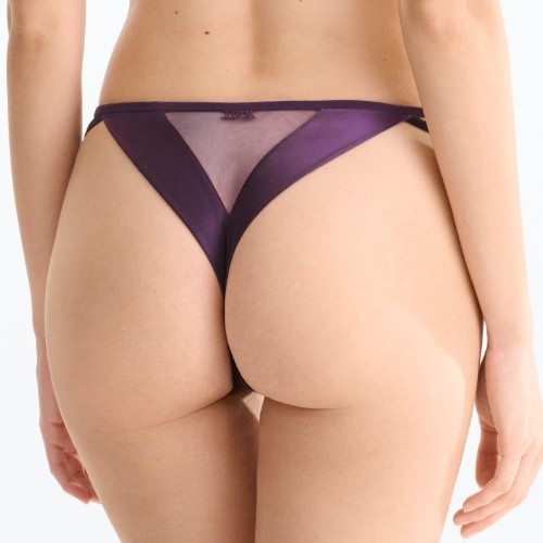 Lisca Velvet Luxe violet culotte string