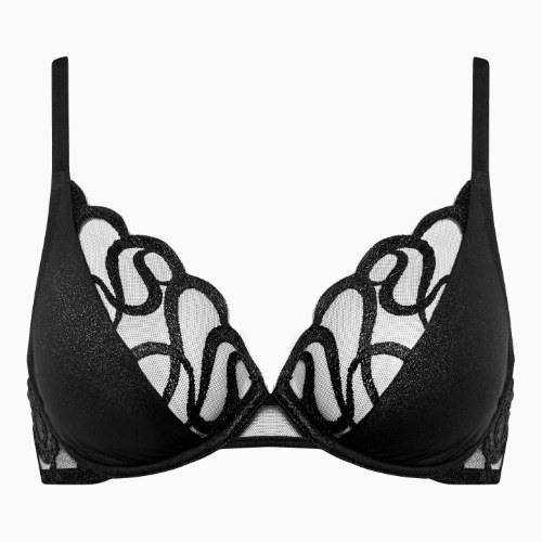 Lisca Shiny Secret noir soutien-gorge sans forme