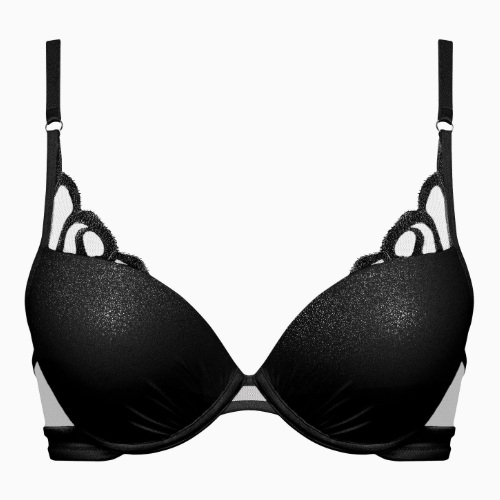 Lisca Shiny Secret noir soutien-gorge push up