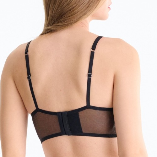 Lisca Shiny Secret noir soutien-gorge sans forme