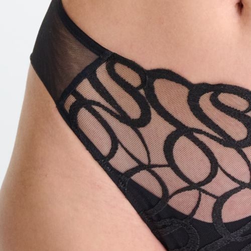 Lisca Shiny Secret noir slip