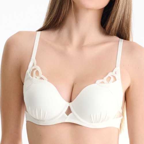 Lisca Shiny Secret blanc cassé soutien-gorge rembourré