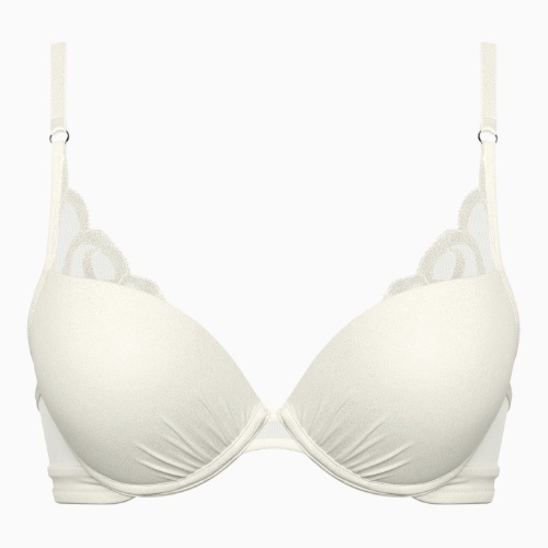 Lisca Shiny Secret blanc cassé soutien-gorge push up