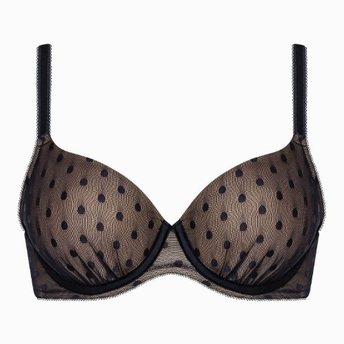 Lisca Retro Dots noir soutien-gorge rembourré