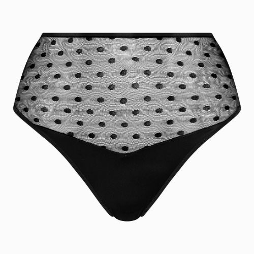 Lisca Retro Dots noir haut slip