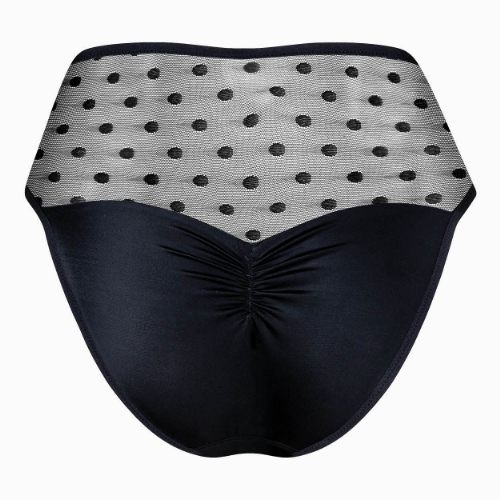 Lisca Retro Dots noir haut slip