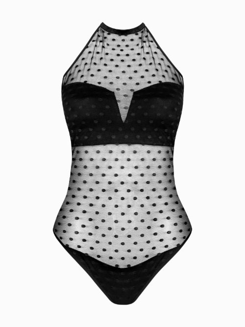 Lisca Retro Dots noir corselet