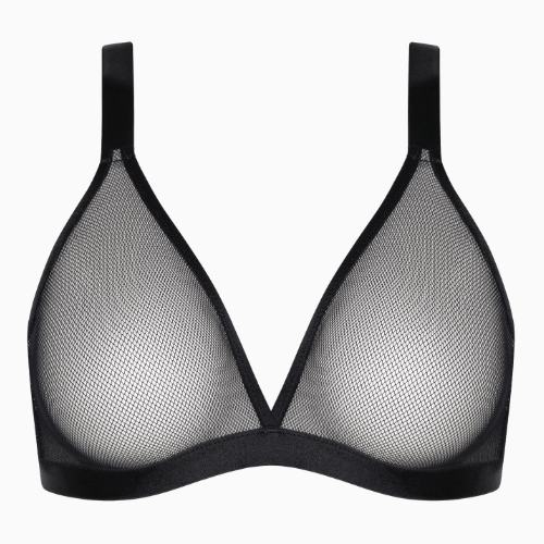 Lisca Mesh noir soutien-gorge sans armatures en dentelle