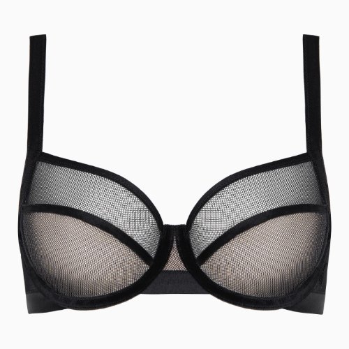 Lisca Mesh noir soutien-gorge sans forme