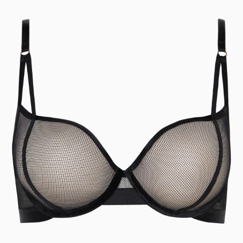 Lisca Mesh noir soutien-gorge rembourré